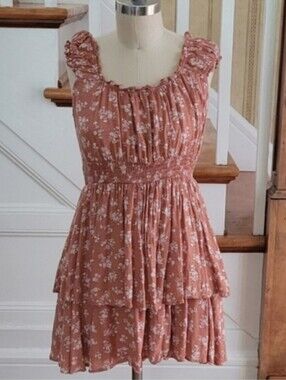 LULU'S Everywhere With You Tier Dress Size XS